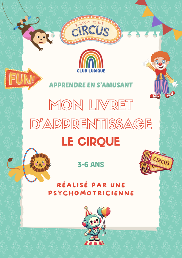 Couverture du cahier d'activités Le Cirque