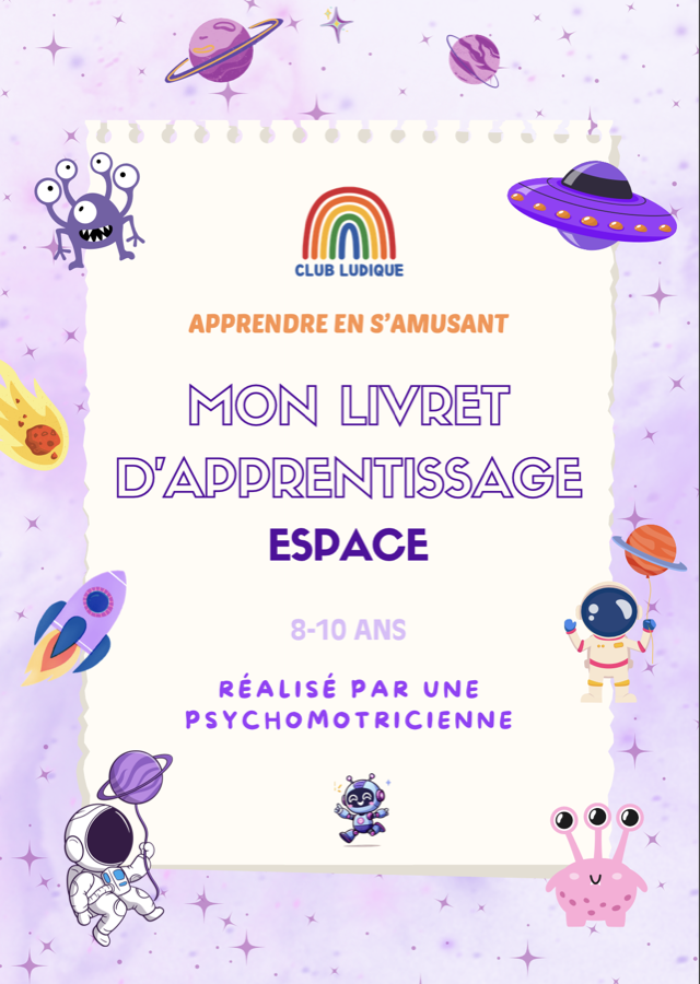 Couverture du cahier d'activités L'Espace